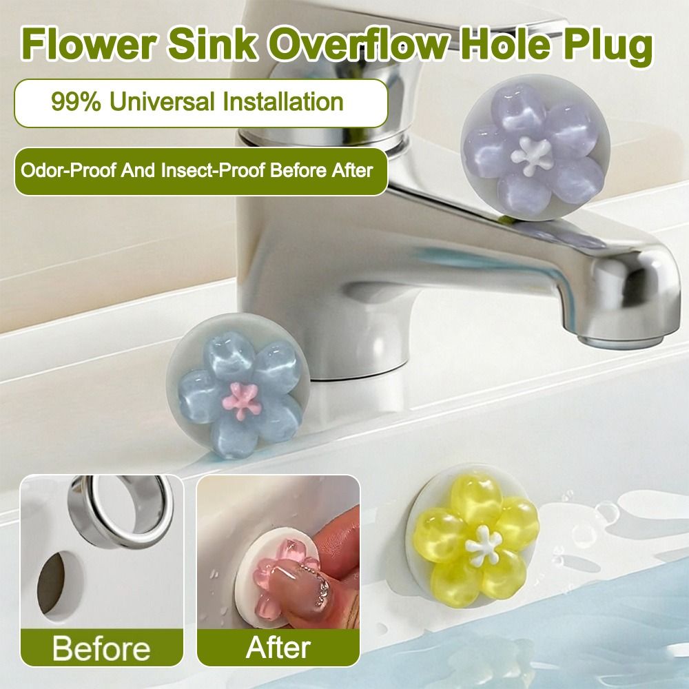 Overflow Pipe Clip - حلقة إحكام لأنابيب الصرف مقاومة للانسداد،