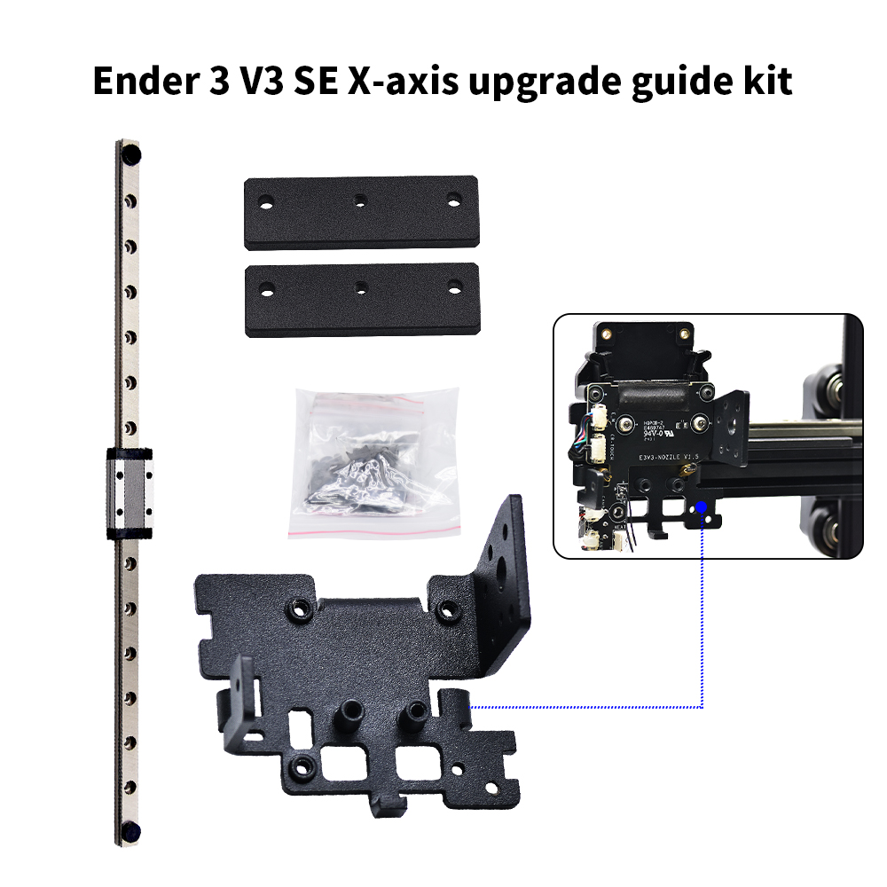 طقم توجيه خطي مزدوج لمحور Y لط - مراجعة Creality Printer Ender 3 V3 وسعره