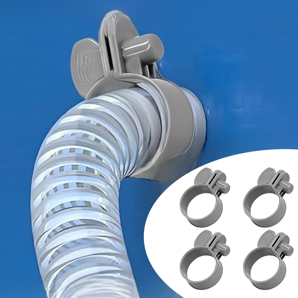 مجموعة مشابك خراطيم حمام السبا - مراجعة Plastic Pipe Clip وسعره