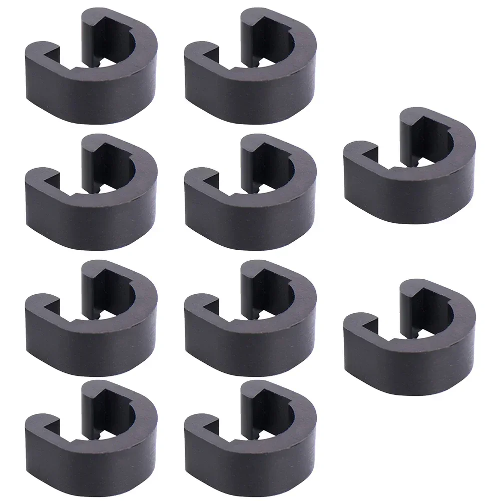 10 قطعة دراجة C-مقاطع مشبك كاب - مراجعة Plastic Pipe Clip وسعره