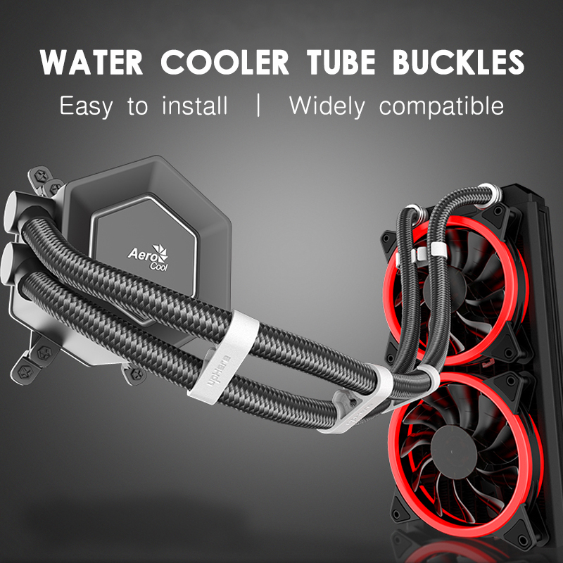 Jumpeak العالمي الكمبيوتر مبرد - مراجعة Plastic Pipe Clip وسعره