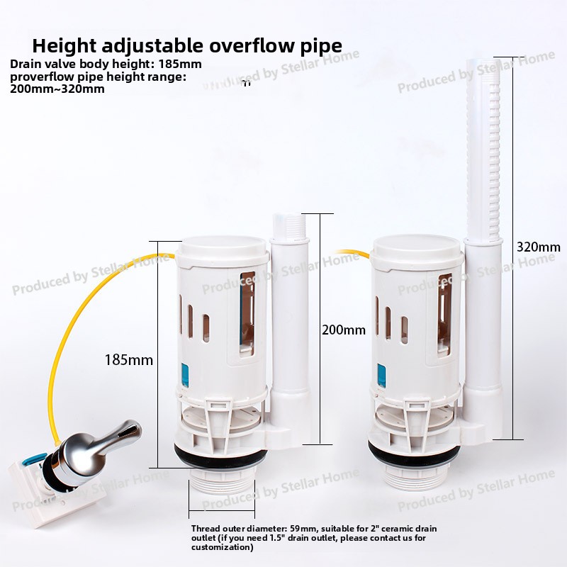 صمام تصريف مفرد للتحكم السلكي  - مراجعة Toilet Fill Valve وسعره